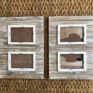 Coastal Double Photo Frames